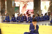 680519 พิธีรับชุดนักเรียนสัมมาสิกขาราชธานีอโศก ม.1 ม.4  18.JPG
