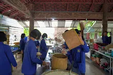 670723 สสธ ม.5-6 กับชาวชุมชนสีเหลือง เปทูนสวนสู่สูญ วันบวร