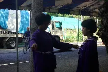 690228 สสธ ม1  เตรียมงานพุทธา ปฐมอโศก 40.JPG