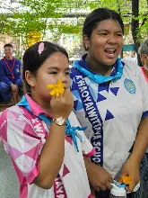 680529 อบรมนักเรียน รร.ขวาวใหญ่วิทยา เรียนรู้การทำอาหารมังสวิรัติ เมนูส้มตำ 75.jpeg