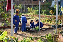 680117 สมุนพระรามปรับปรุงสวน ทาสีเสาป้ายสวนครอบครัวน่ารัก 34.jpg