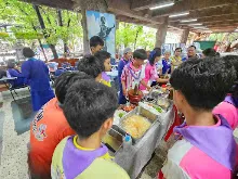 680529 อบรมนักเรียน รร.ขวาวใหญ่วิทยา เรียนรู้การทำอาหารมังสวิรัติ เมนูส้มตำ 3.jpeg