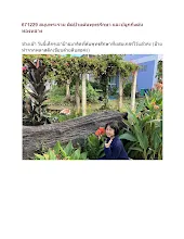 671229 สมุนพระราม ติดป้ายต้นพุทธรักษา และปลูกกิ่งต้นทองหลาง