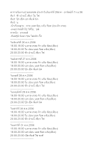 560827_ตารางทีมงานถ่ายทอดสด ประจำวันจันทร์ที่ 26ส.ค - อาทิตย์ที่ 1ก.ย.56.docx