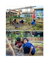 671226 สมุนพระรามทำสวนในวันหยุดเช้า