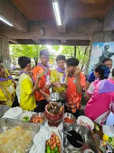 680529 อบรมนักเรียน รร.ขวาวใหญ่วิทยา เรียนรู้การทำอาหารมังสวิรัติ เมนูส้มตำ 14.jpeg