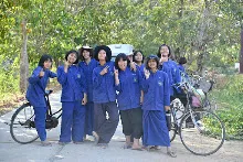 680209-12 นร. Horizon Middle School จาเกาหลี ศึกษาวัฒนธรรมบุญนิยม  บ้านราช 2.jpg