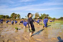 680111 กิจกรรมดำนาวันเด็กแห่งชาติ ของนร.สสธ.และสมุนพระราม 103.jpg