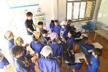680209-12 นร. Horizon Middle School จาเกาหลี ศึกษาวัฒนธรรมบุญนิยม  บ้านราช 45.jpg