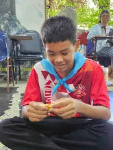 680529 อบรมนักเรียน รร.ขวาวใหญ่วิทยา เรียนรู้การทำอาหารมังสวิรัติ เมนูส้มตำ 72.jpeg